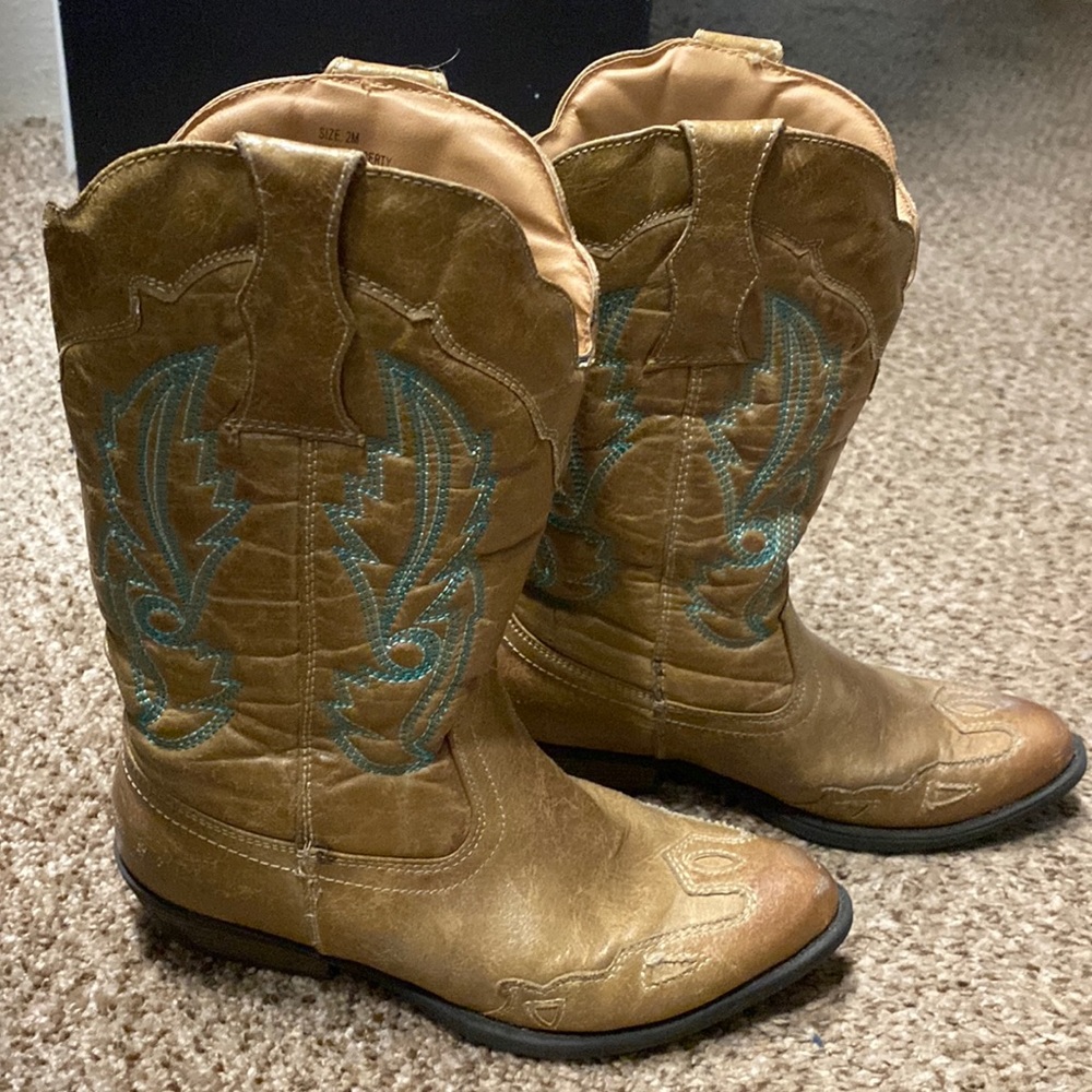 Girls Flex West (Liberty) Cowgirl Boots